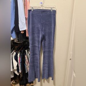 Aerie Indigo Velvet Pants